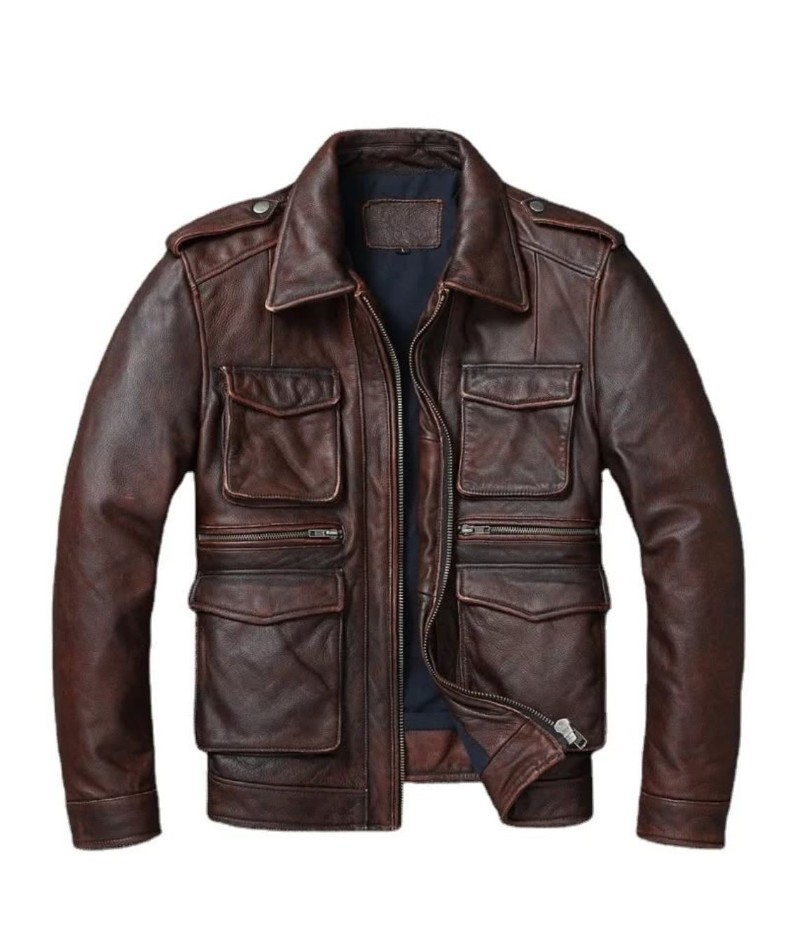 Hot Selling Men Clothing Leather Jacket New Fashion Men Leather Jacket Windproof Leather Jacket