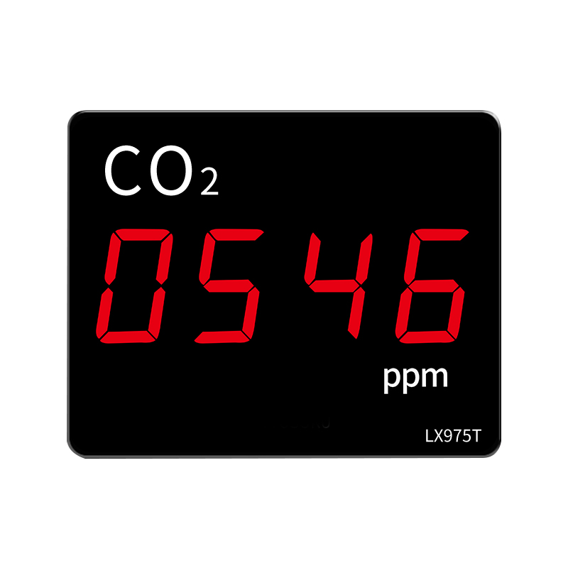 CO2 二酸化炭素検出器センサー CO2 モニター、アラーム付き NDIR 赤外線空気質メーターセンサーテスター、家庭用温室用