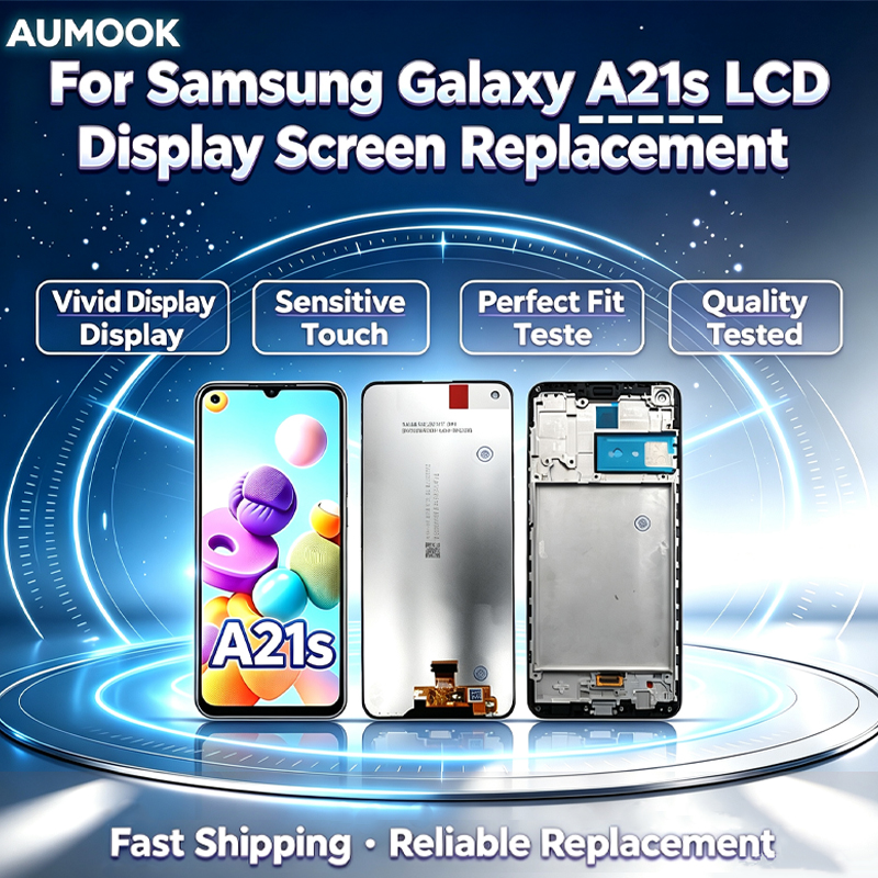 A21s サムスンギャラクシー A21s SM-A225F 6.5 インチ PLS 液晶タッチデジタイザスクリーンアセンブリの交換スペア修理ディスプレイ部品新しい