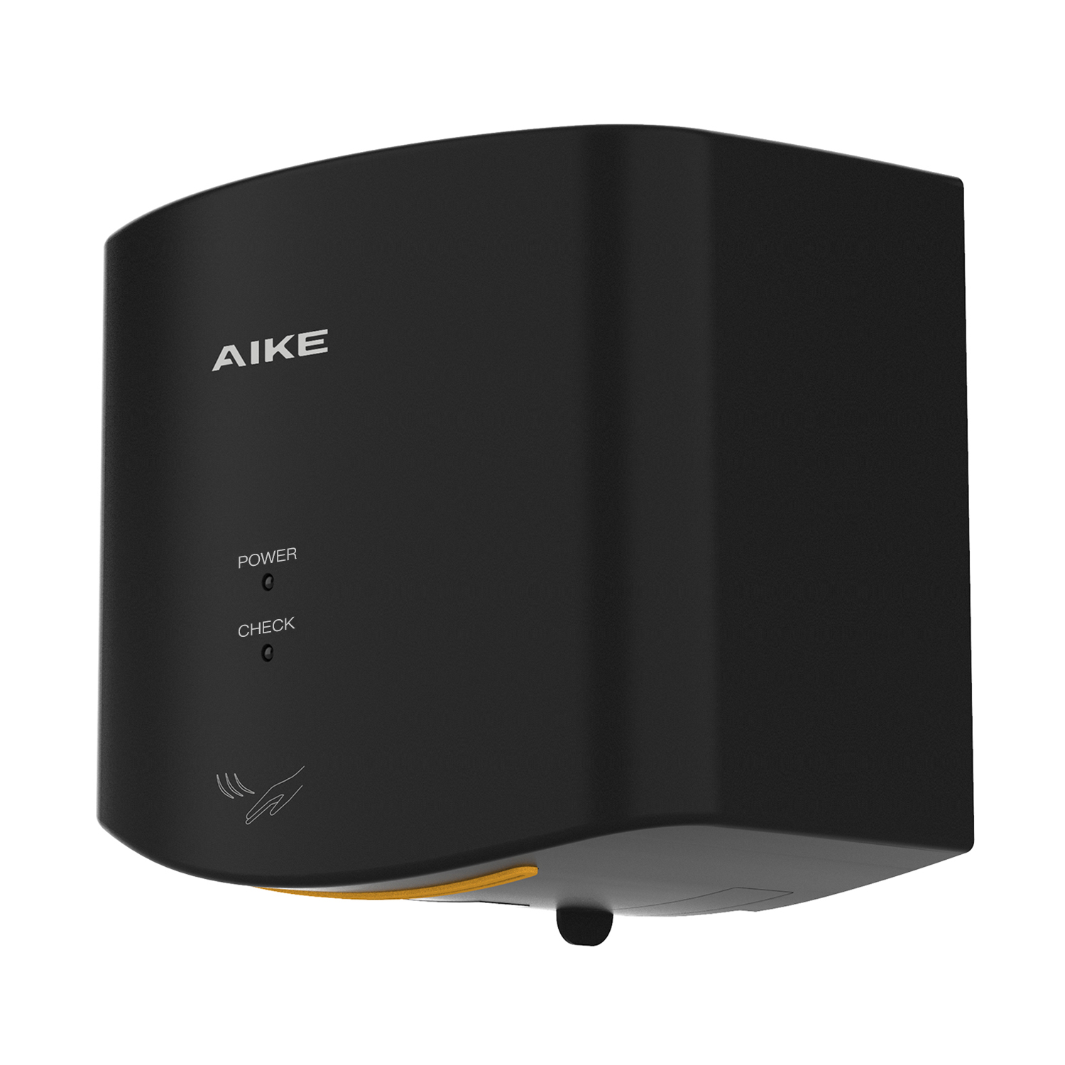 電気壁マウント用自動高速ミニブラック ABS ハンドドライヤー AK2630S 商業ホテル使用簡単インストール