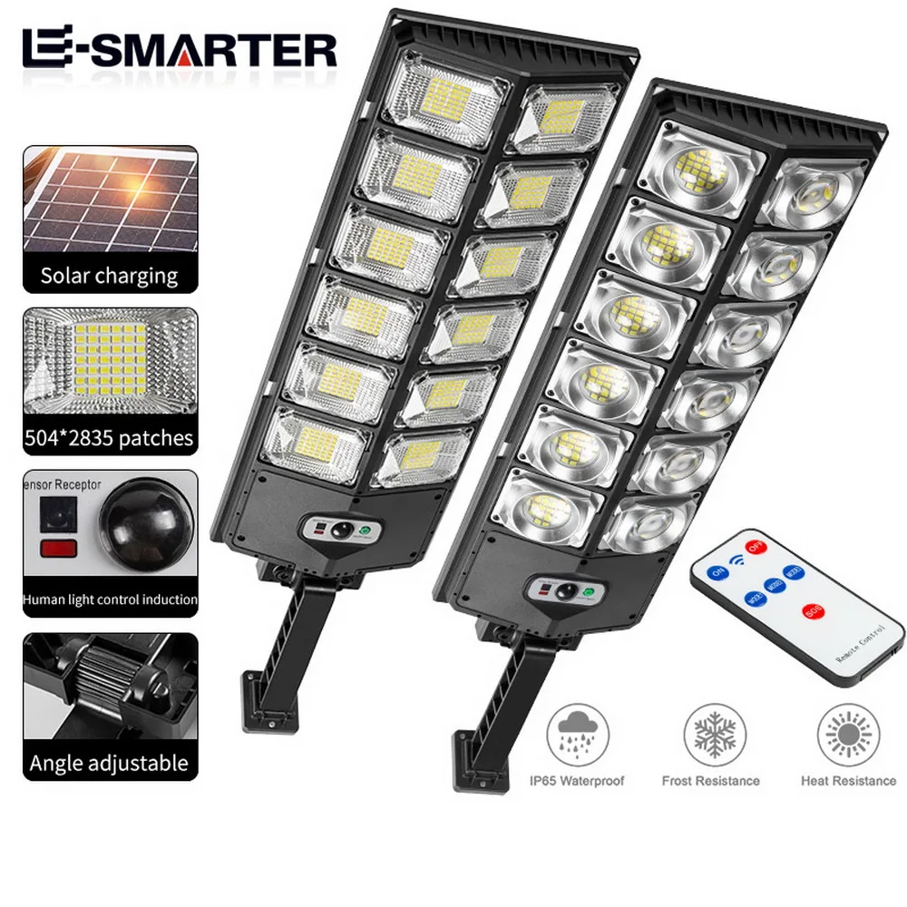 LED 超高輝度屋外太陽光発電ランプ防水モーションセンサー人感誘導ソーラーガーデンライト庭ガレージライト