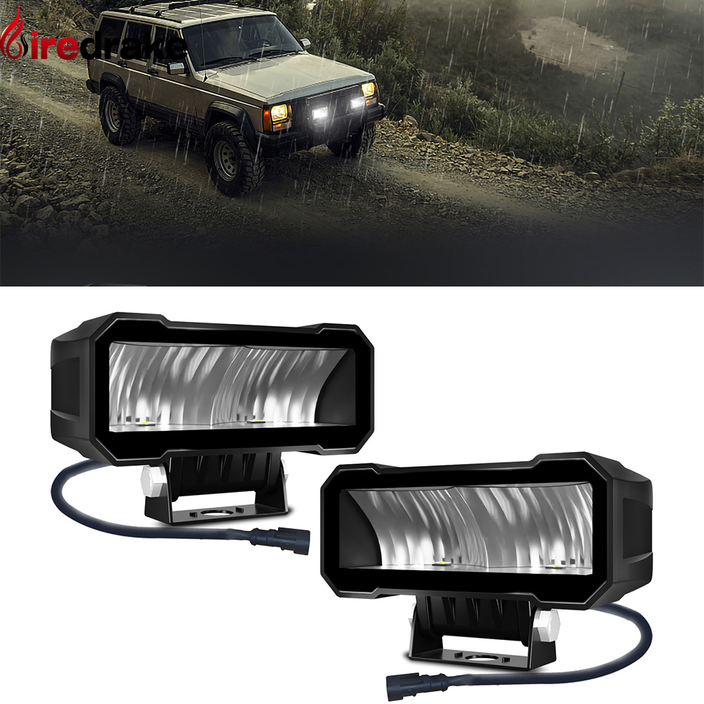 5 インチ Led ワークライト 80 ワット 8000LM 超高輝度車 LED ヘッドライト 6000 K オフロード車両トラクタートラック作業灯防水フォグランプ