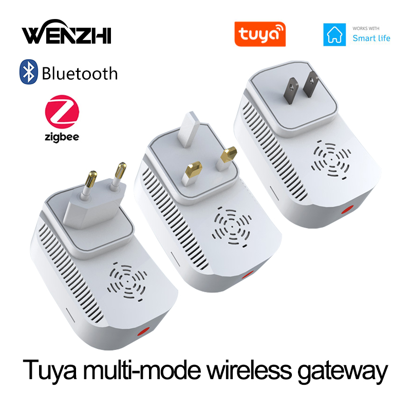 Tuya Zigbee 3.0 Bluetooth Ble メッシュ Wifi ワイヤレスゲートウェイハブブリッジオートメーションリモコンスマートライフ 220V EU/米国/英国プラグ