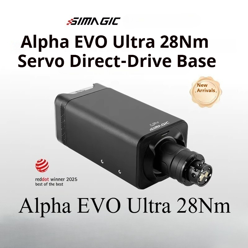Simagic Alpha Evo Ultra 28Nm ホイールベース サーボダイレクトドライブベース Sim Racing Sim Racing ゲームゲーム用ステアリングホイールベース