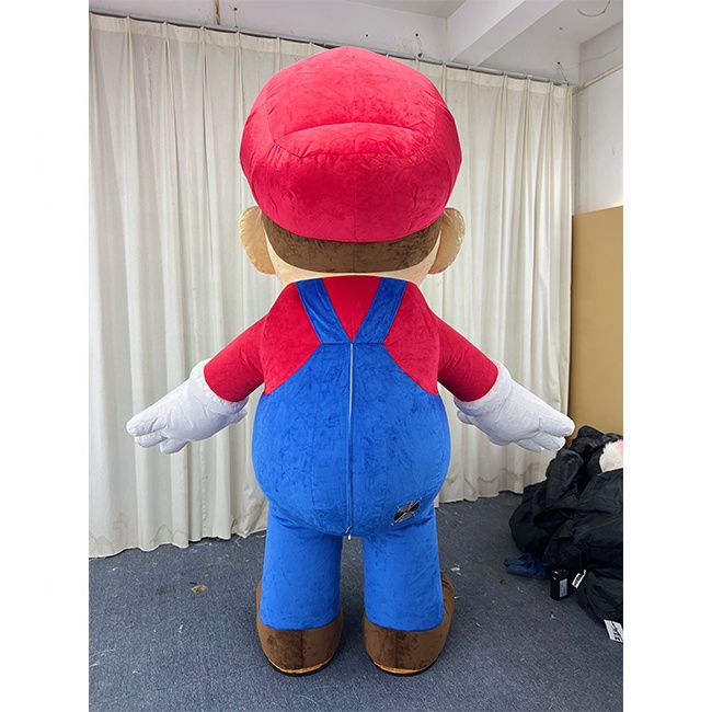 インフレータブル帽子おじさんマスコットコスチューム広告ディスプレイウォーキング人形レンの誕生日パフォーマンスパーティーショー電池なし