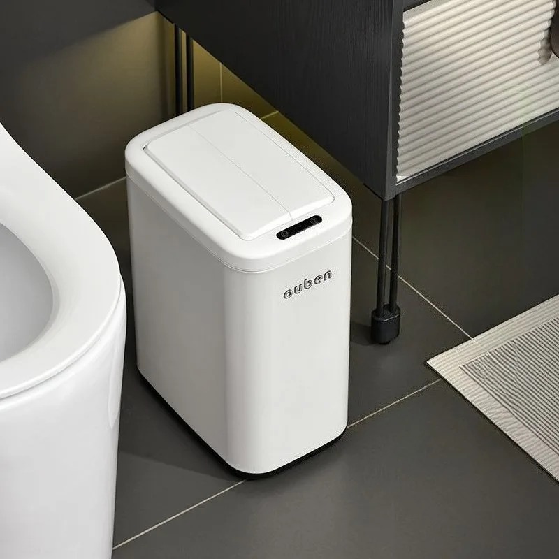 スマートセンサーゴミ箱自動ミニゴミ箱防水蓋付きゴミ箱キッチンと家庭用バスルームトイレゴミ箱