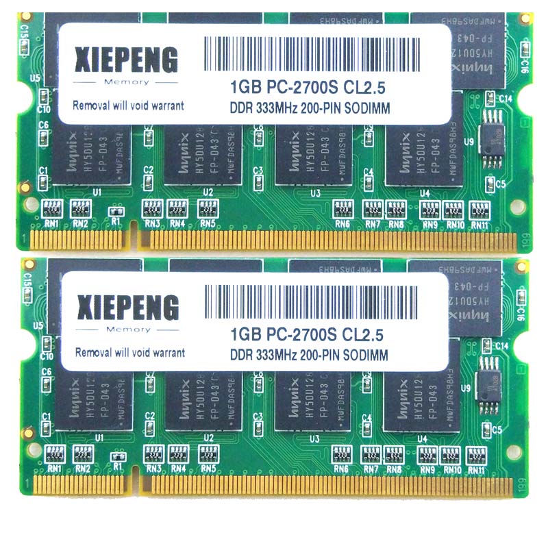 RAM 1GB DDR 333 PC2700S RAM 512MB DDR-333MHz PowerBook5,5 PowerBook5,6 PowerBook 5,7 M9676LL M9677L M9689LL用ノートブックメモリ