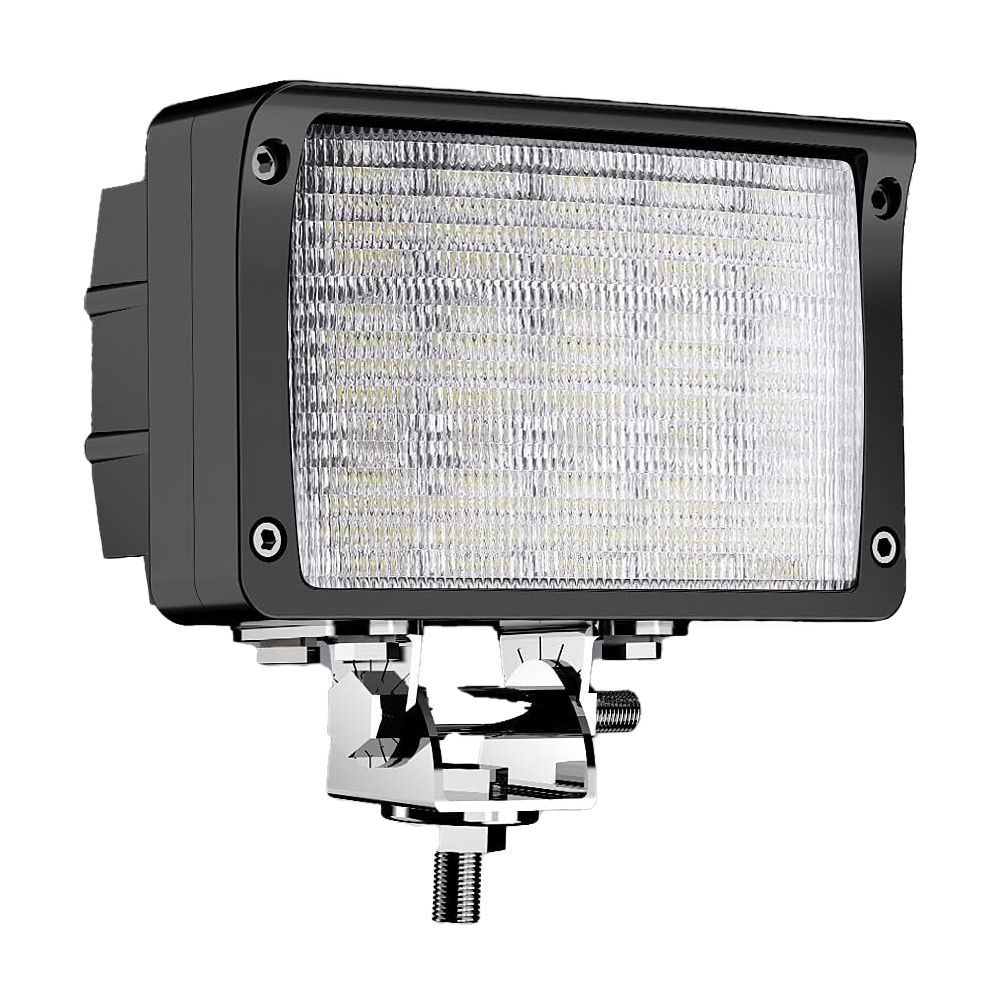 6.3 インチ 75 ワット LED フラッドライトトラクターヘビーデューティワークラム 98000LM オフロード掘削トラック Jo-Deer Ku-bo Fen-dt Claas 用