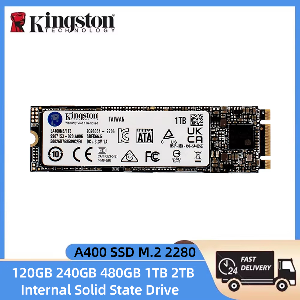 Kingston A400-NGFF SSD M.2 2280 内蔵ソリッドステートハードドライブ 120GB 240GB 480GB 1TB 2TB 高性能ラップトップデスクトップ用