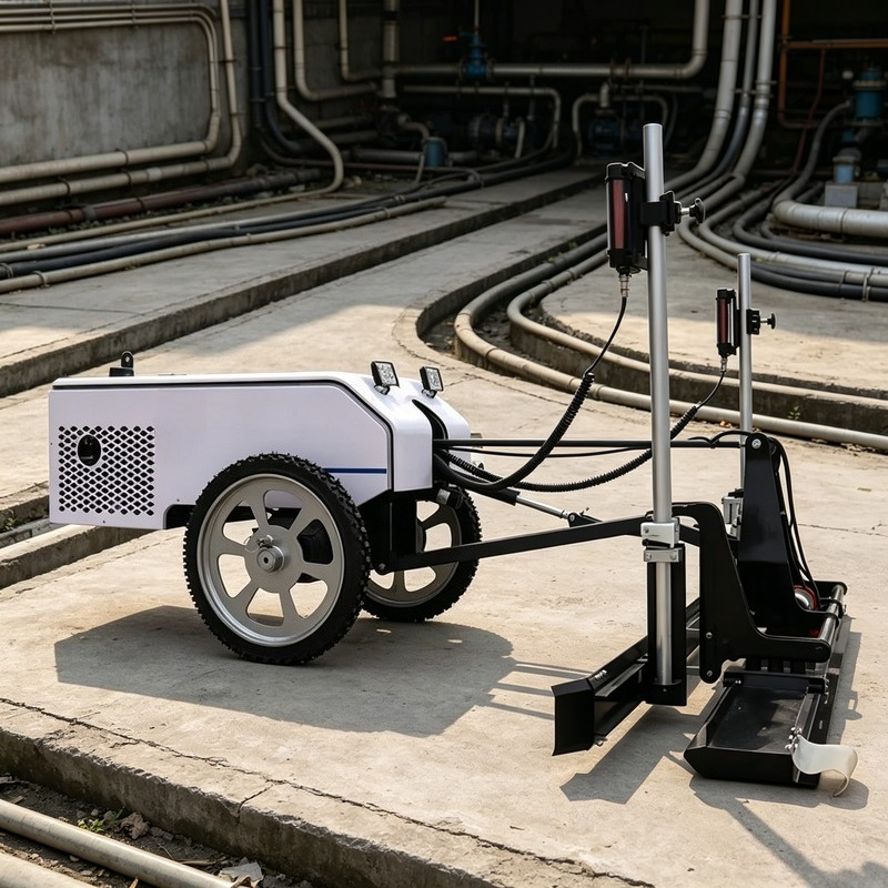 屋内道路用のカスタマイズされたミニ手持ち式コンクリートレーザーレベラーフロアレベリングマシン