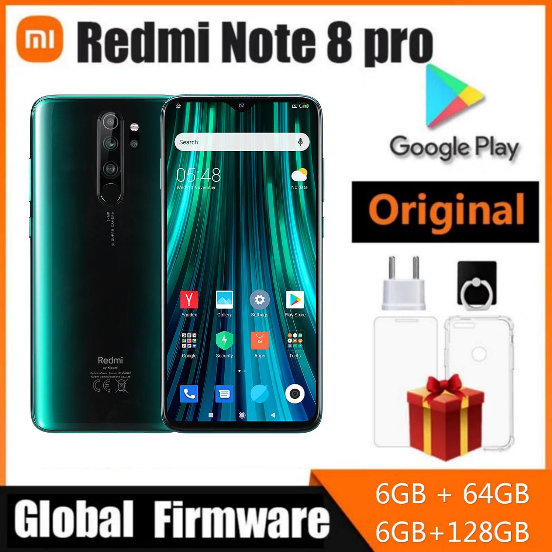 グローバル ROM Xiaomi Redmi 注 8 プロ 6 ギガバイト 64 ギガバイト/128 ギガバイト 4 グラムスマートフォン NFC Android 携帯電話携帯電話デュアル SIM 携帯電話