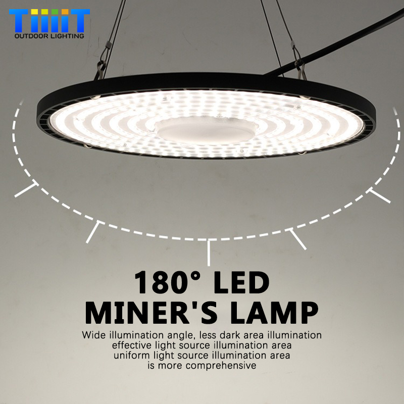 ハイベイライト UFO LED 220V 100 ワット 150 ワット 200 ワットビジネススタジアム倉庫ガレージライト超高輝度工業用照明鉱山ランプ