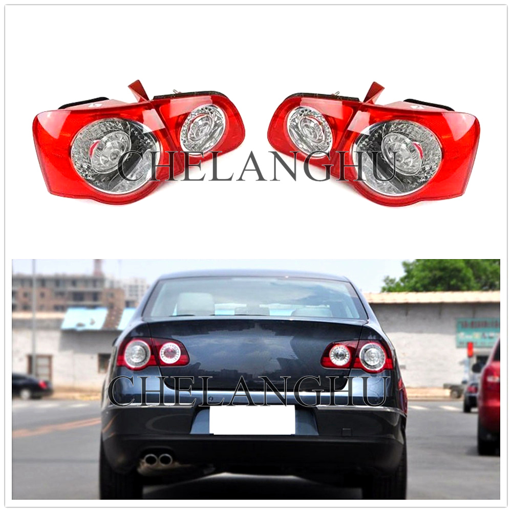 車の LED リアテールライト Vw パサート B6 セダン 2006 2007 2008 2009 2010 2011 車のスタイリング外側内側左右サイド
