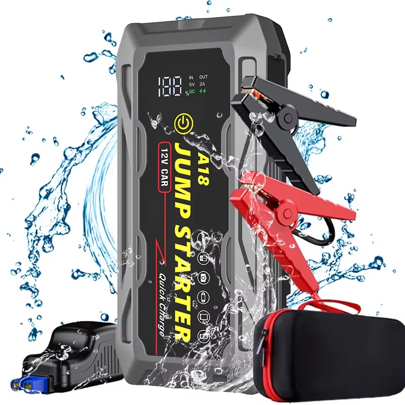 8250A 車のバッテリージャンプスターター 12V プロポータブルブースター PD66w 20000mAh バッテリー車 13L 緊急車のブースター始動装置