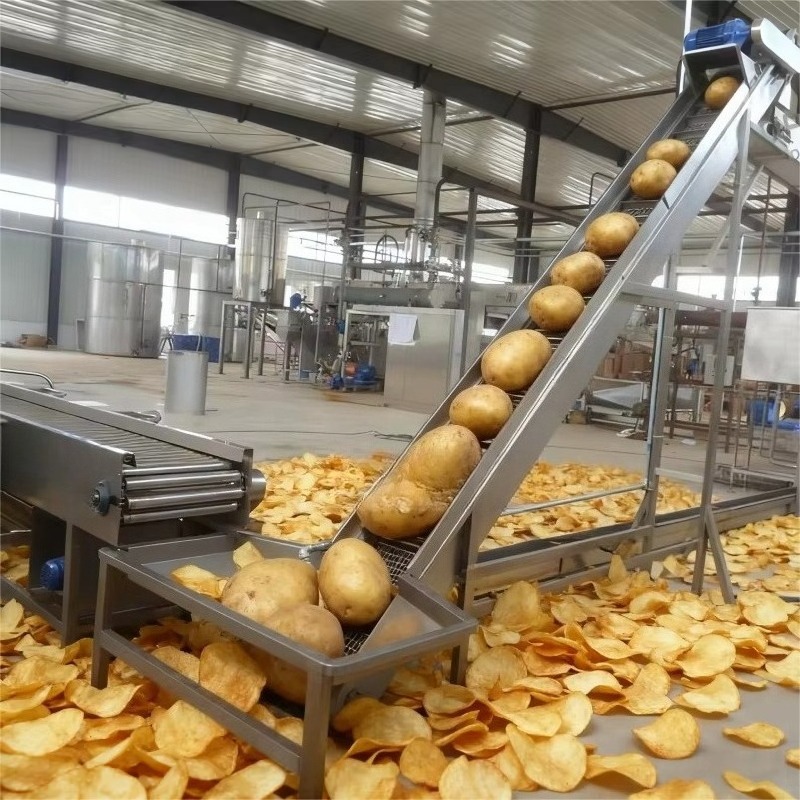 2025 New Multi-Equipment Fresh-Cut French Fries Line Wavy Circular 304 Stainless Steel 250kg/h