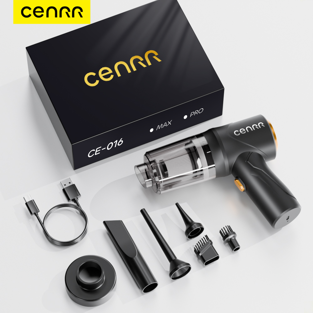 CENRR 車用掃除機 895000PA コードレス強力ワイヤレスクリーナー洗浄機ハンドヘルドポータブル掃除機車用