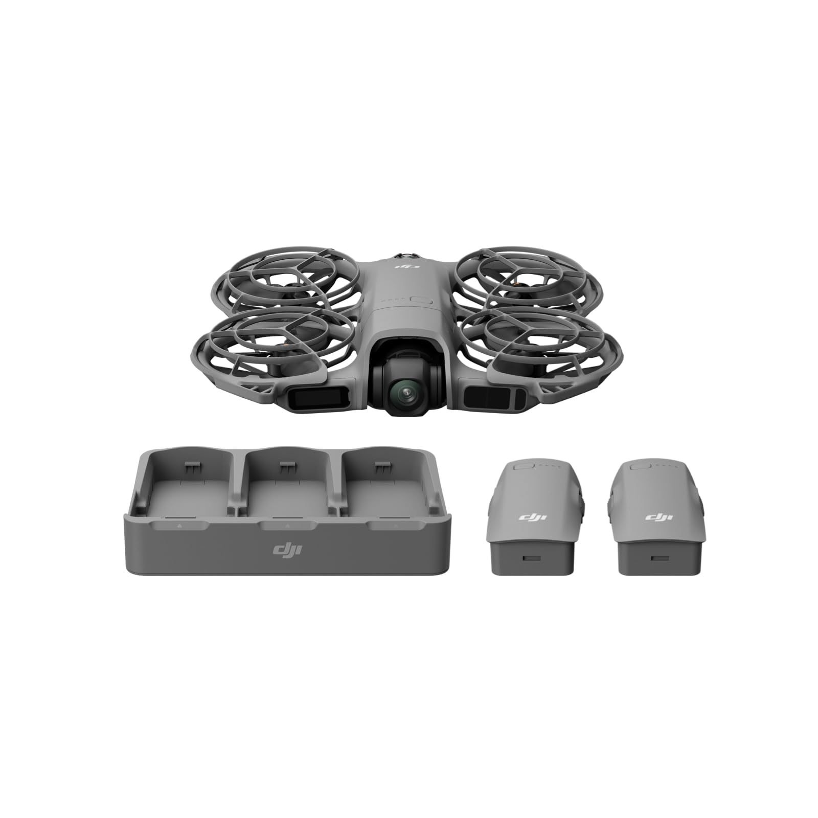 DJI Neo 2 Fly More コンボ (ドローンのみ)、カメラ付き 4K ドローン、障害物回避機能付き折りたたみ式ミニ ドローン、パーム ランディング、ジェスチャー コントロール、アクティブトラック フォロー、バッテリー 3 本
