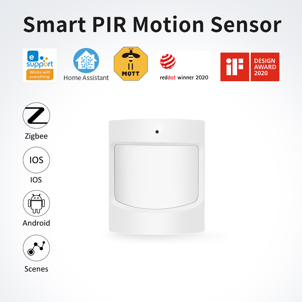 LINCUKOO ホームアシスタント スマート PIR モーションセンサー検出器 ホームセキュリティ 盗難ワイヤレス EWeLink ZigBee 照明リンケージ
