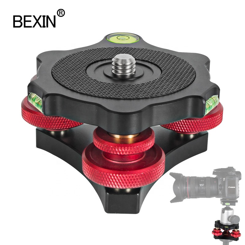 BEXIN 工場製造精密バブルレベルベースカメラヘッド三脚レベルベースモノパッドボールヘッド写真アクセサリー