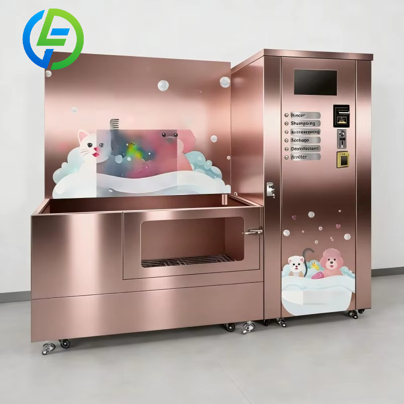 小型および大型のペット向けにセルフサービス自動販売機をカスタマイズ ポータブル ペット クリーニング