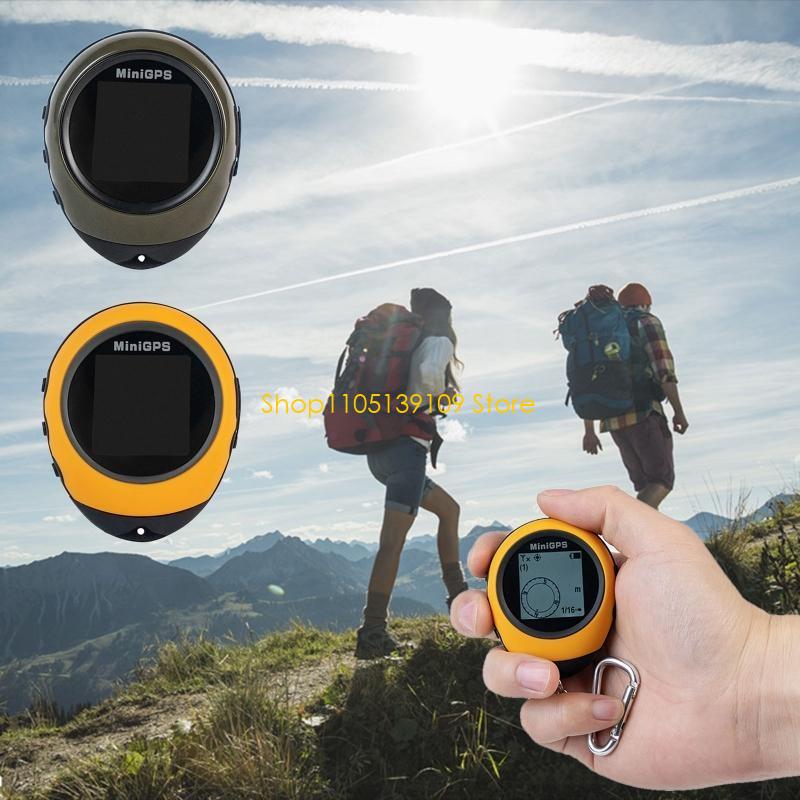 ミニ GPS レシーバー アウトドア スポーツ コンパス ミニ GPS トラベル ハイキング 衛星ナビゲーション ハンドヘルド GPS ポジショナー バックル付き