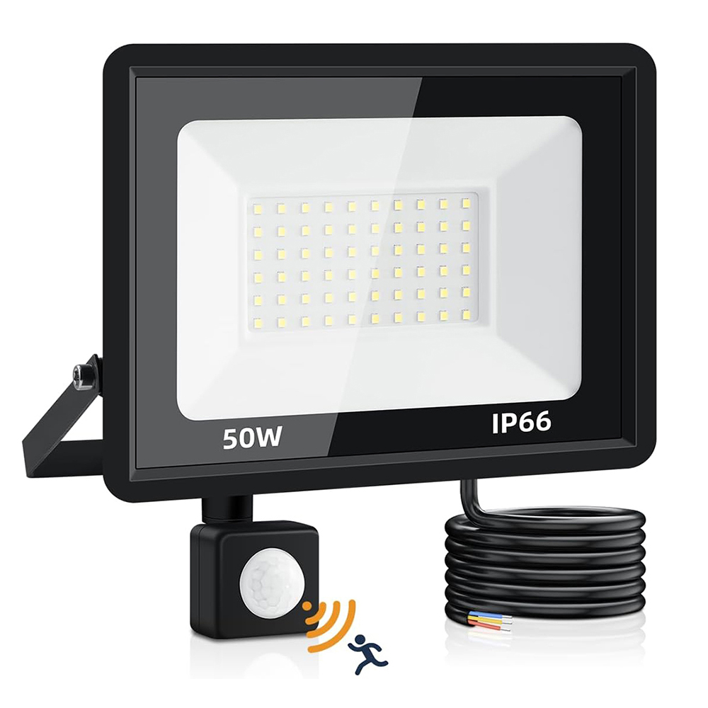 LED 投光器 PIR モーションセンサー屋外ライト 20 ワット 30 ワット 50 ワット 100 ワット 200 ワット AC220V 防水屋外プロジェクタースポットライト庭用
