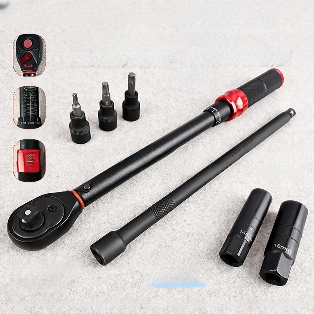 7 Piece Ratcheting Torque Wrench Set 10-60N For Ignition Component Sockets And Automotive Repair Hand Tool Parts Accessories
