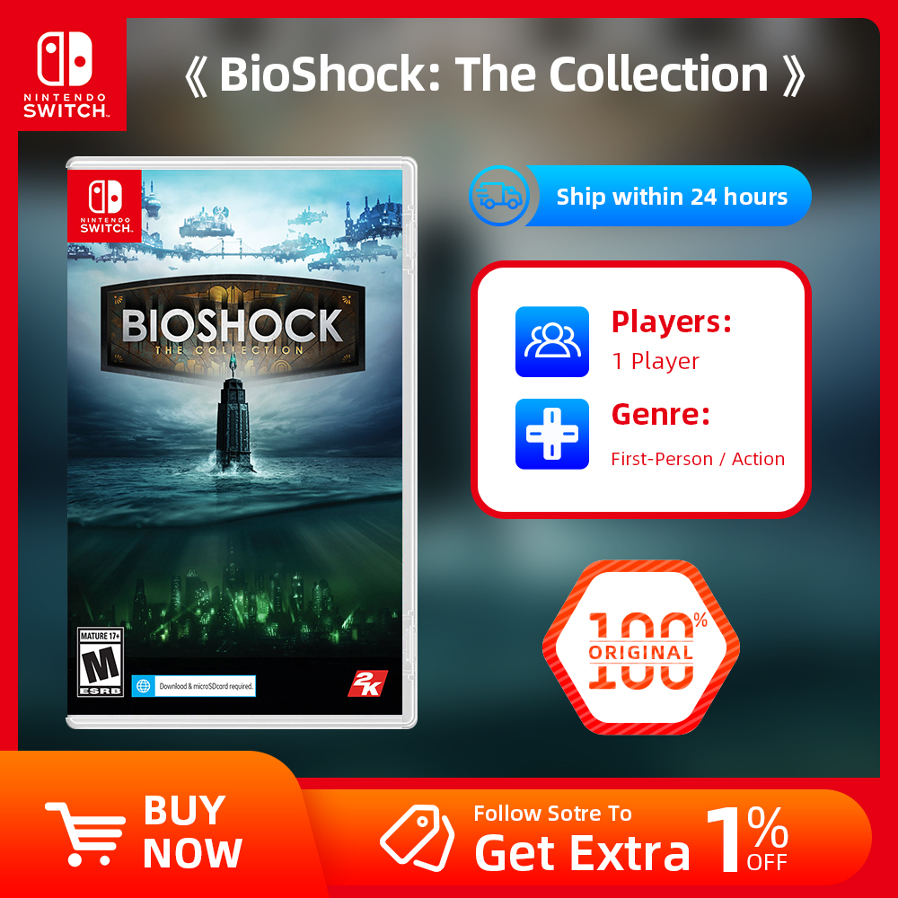 Nintendo Switch ゲーム - BioShock ザ コレクション - ゲーム カートリッジ物理カード