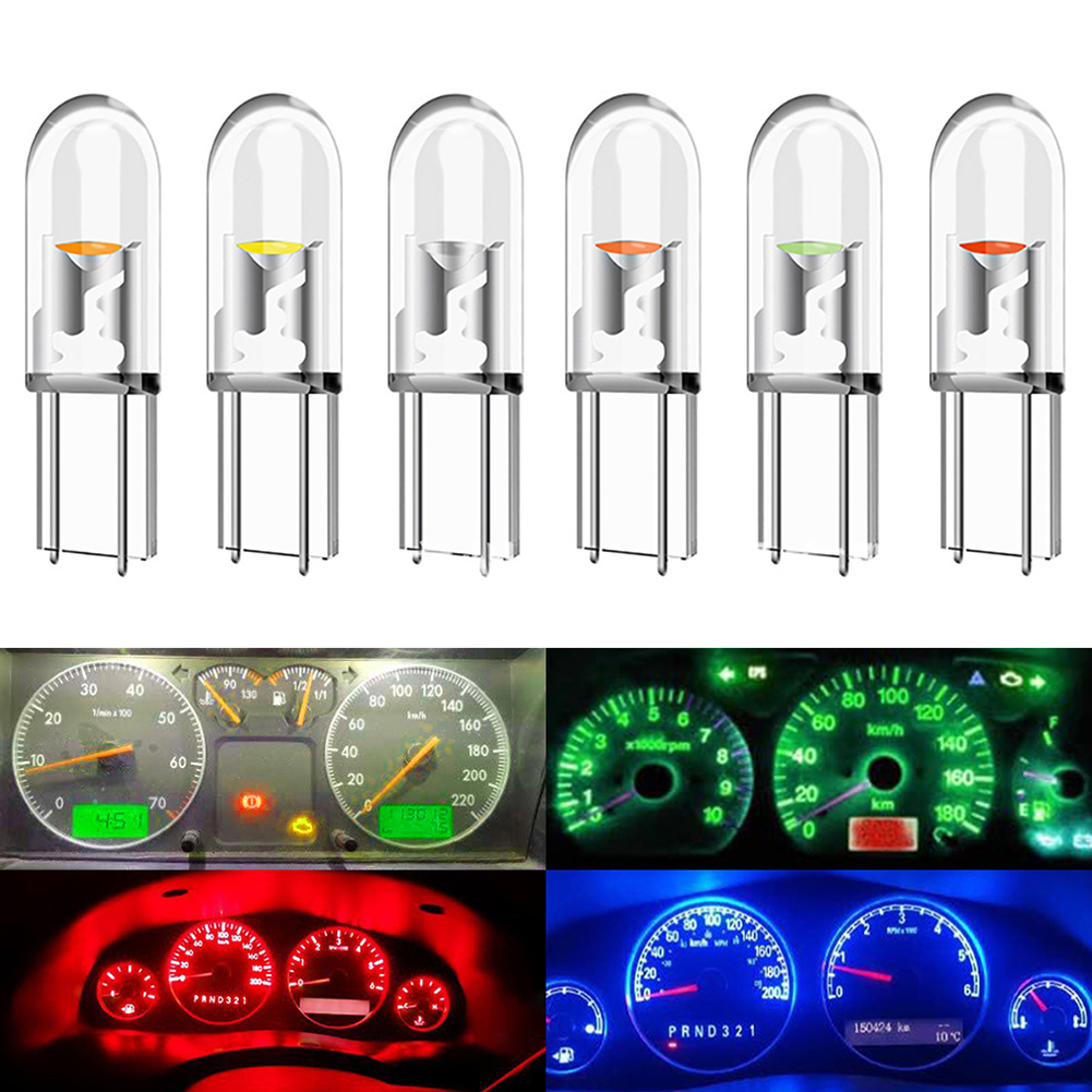 T5 LED インストルメントライト エクストラブライト エクストラブライト COB LED 明確な視認性 DIY 車改造プロジェクト