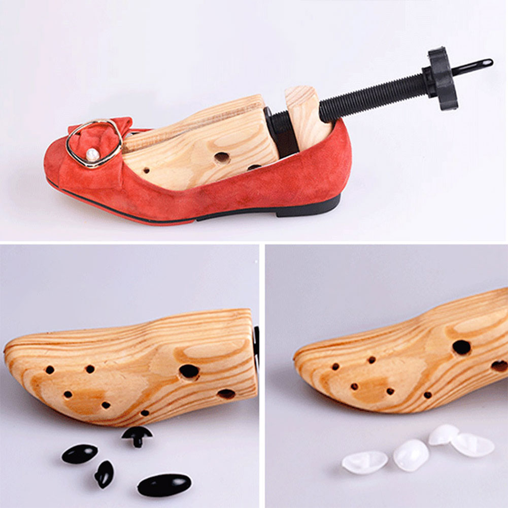 Wooden Shoe Stretcher Adjustable Length Width Shoes Shaper Rack Trees Shoe Widener Professional Shoe Extender for Men Women