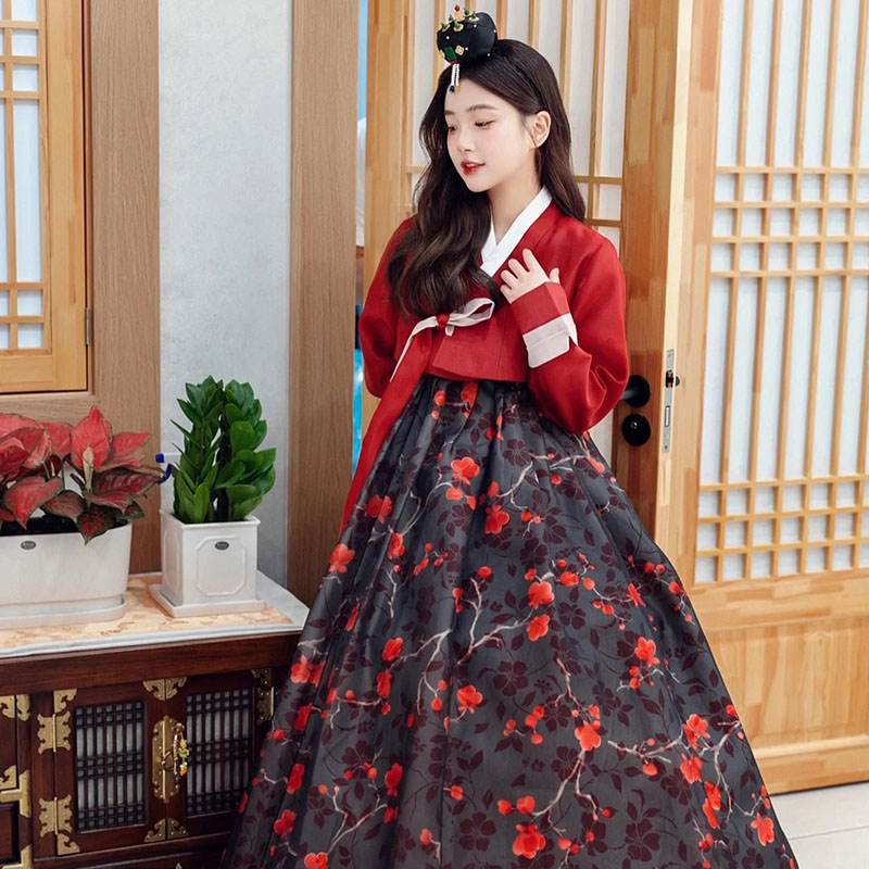 韓服韓国の伝統的なドレスの女性の韓国のウェディングドレス大人のドレス改良された宮廷衣装民族舞踊の服 한복