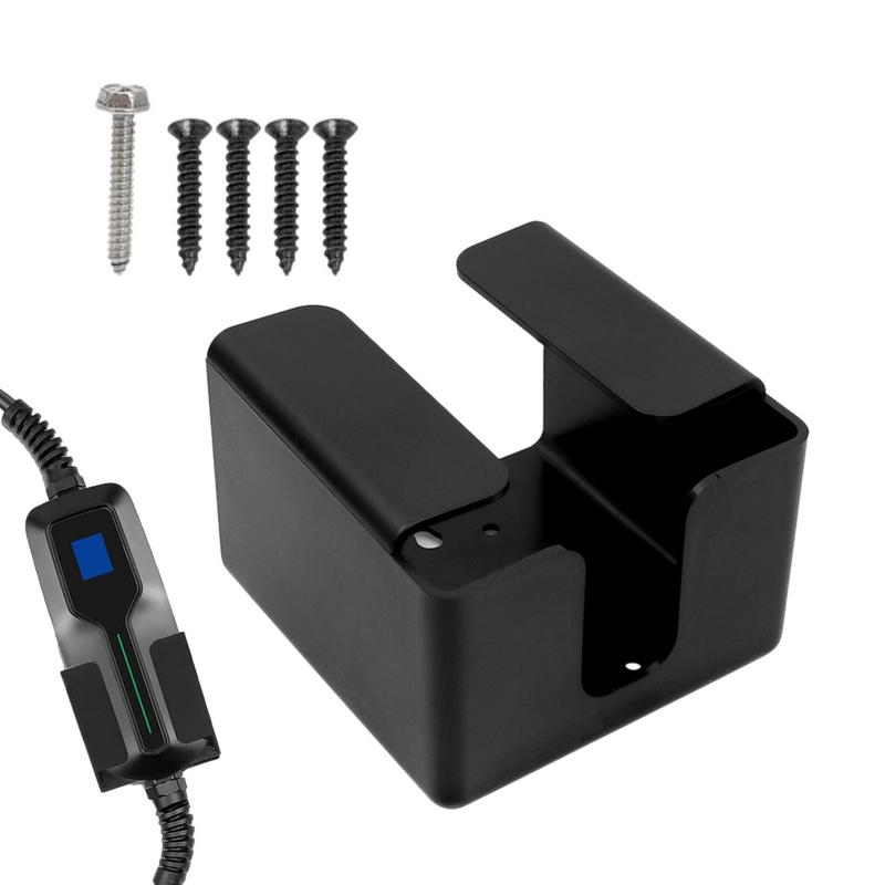Ev 充電器ホルダー アップグレードされた EV 充電器ケーブル ホルダー 金属製充電ボックス ホルダー コントロール ボックス ホルダー バック カーゴ トランク ストレージ