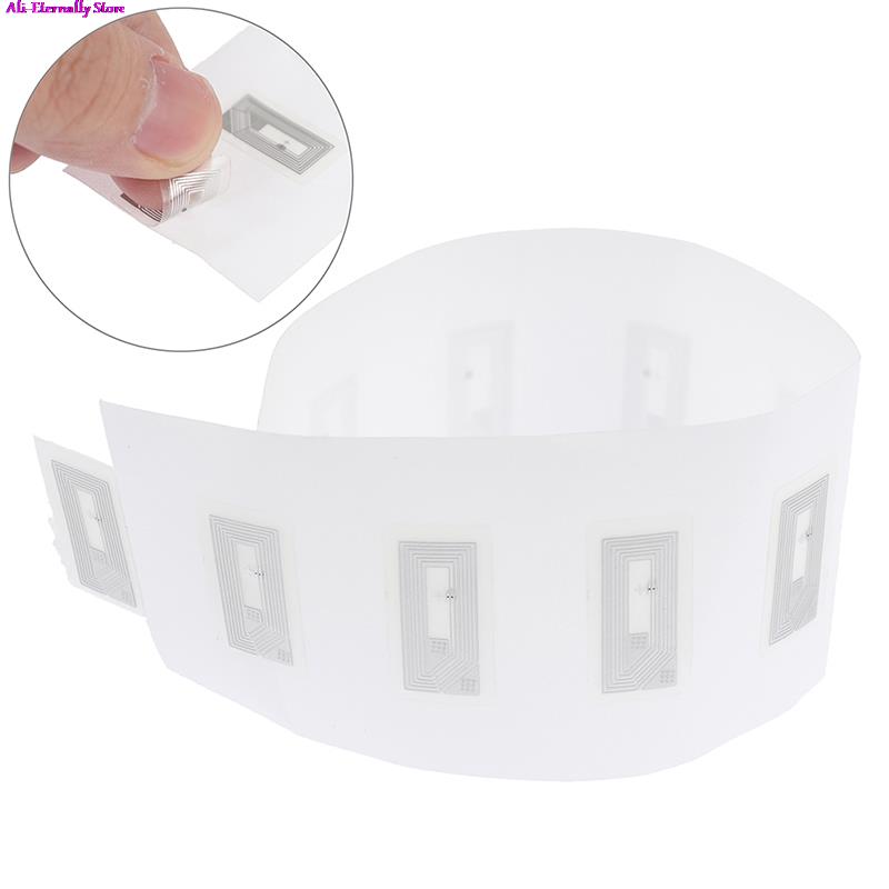 100 個 NFC チップ Ntag213 ステッカーウェットインレイ 2*1 センチメートル 13.56MHz RFID NTAG213 ラベルタグ