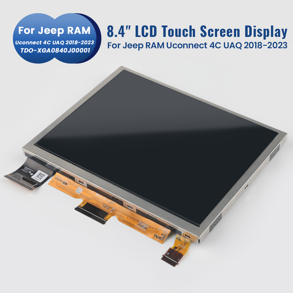 Uconnect 4C 8.4 インチ TDO-XGA084 液晶ディスプレイジープダッジ RAM グランドチェロキークライスラー 2018-2024 ラジオナビゲーター TDO-XGA08400001