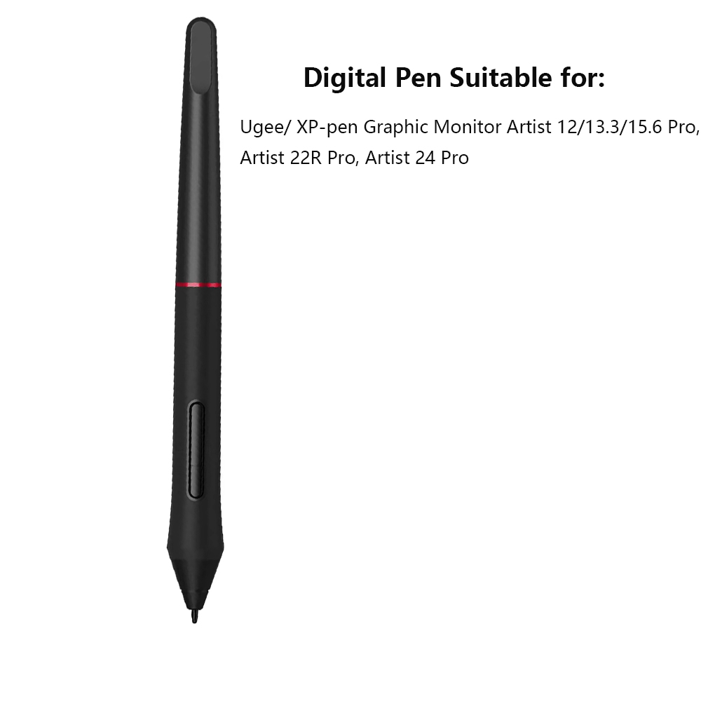 デジタルペン PA2 バッテリーフリースタイラス UGEE/XP-PEN グラフィックモニター Artist 12/13.3/15.6 Pro、Artist 22R Pro、Artist 24 Pro 用