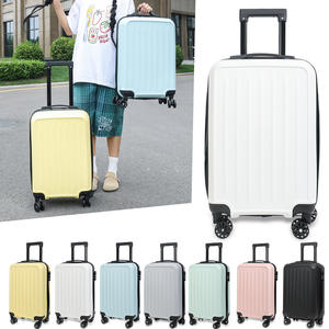 ダイヤル錠とファスナー付きの20インチABS防水スピナー式スーツケース。軽量で男女兼用旅行に適しています。