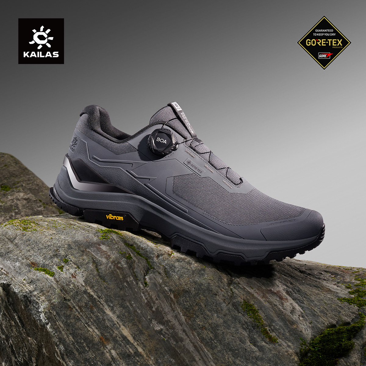 KAILAS JieShan GTX BOA 防水ハイキングシューズ軽量通気性ノンスリップアウトドアハイキングシューズ KS2532134
