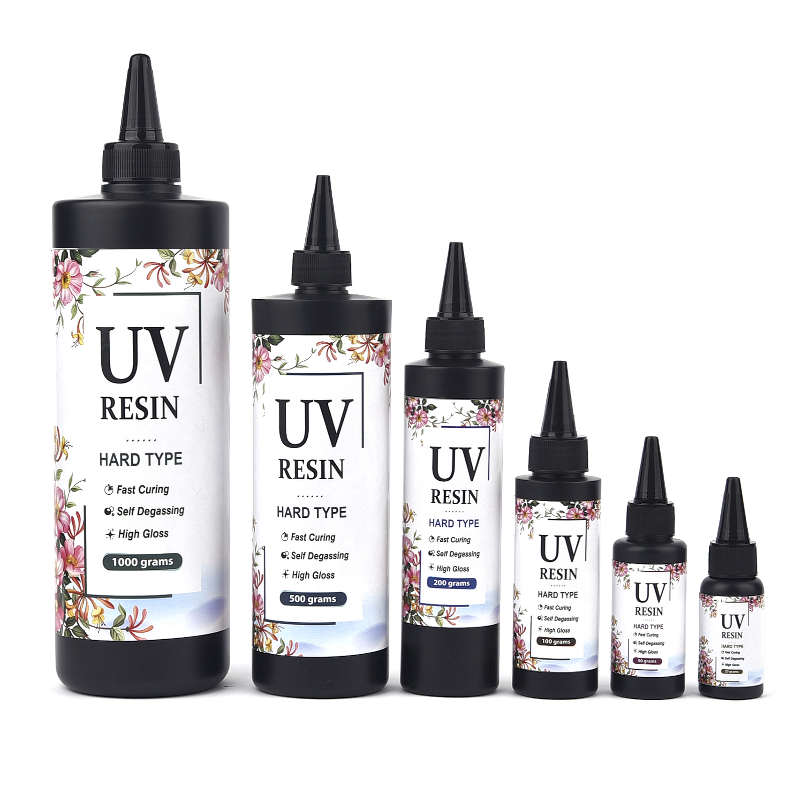 UV 樹脂接着剤クリスタル透明液体紫外線硬化ソーラー硬化太陽光活性化ハード速乾性ジュエリー樹脂接着剤