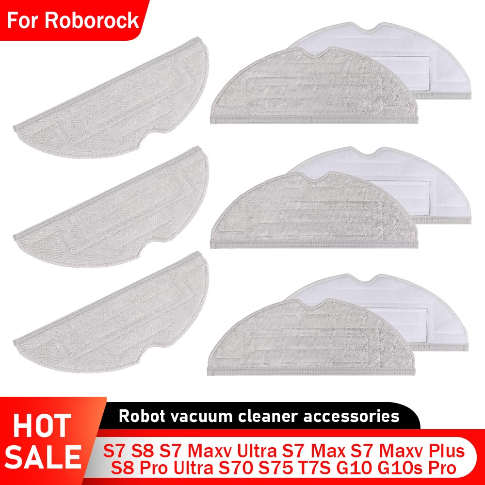 Roborock モップ布 S7 S70 S75 S7 Maxv Ultra S7 Max S7 Maxv Plus S8 Pro Ultra/S8 /S8/T7S/G10/G10S/G10s Pro 真空部品