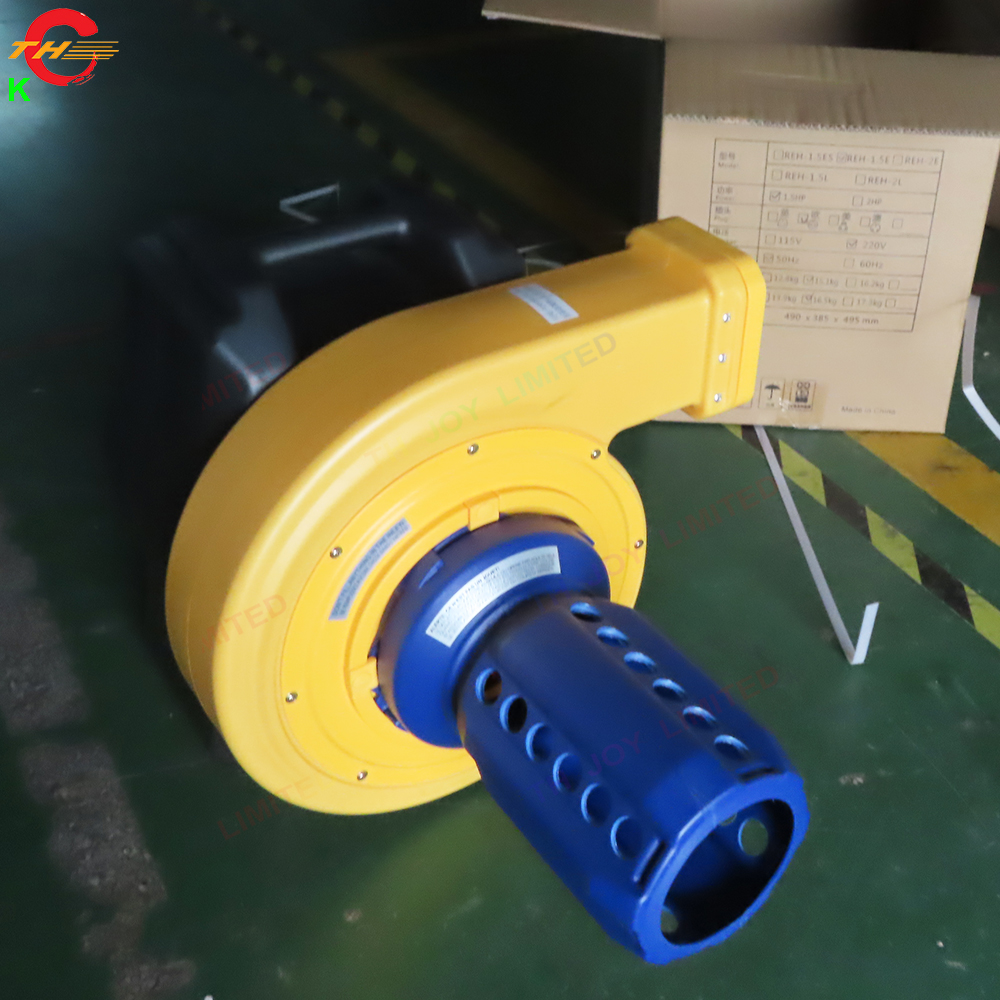 1HP 1.5HP 2HP 電動送風機デフレーターチューブ巨大なインフレータブルバウンサースライド遊び場の膨張用