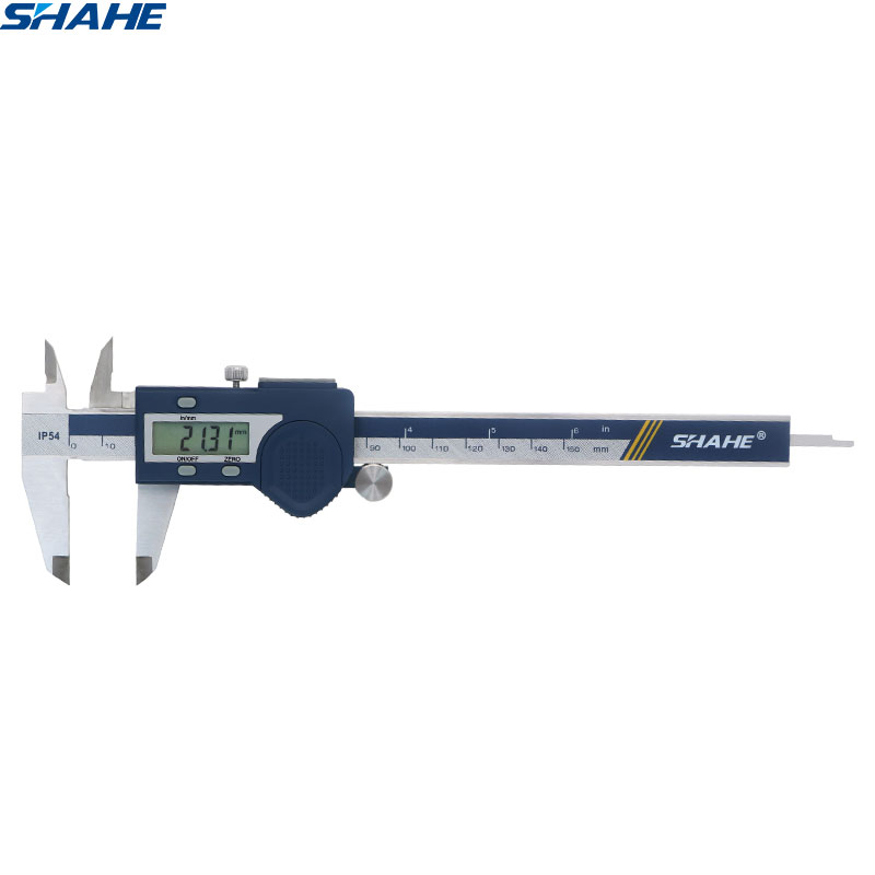 SHAHE 新硬化ステンレス鋼 0-150 ミリメートルデジタルノギスノギスマイクロメーター電子ノギス測定ツール