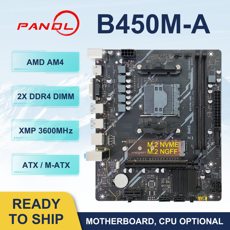 B450M AM4 メインボード メモリア RAM ddr4 マザーボード コンボ キット ryzen 5 2600X (CPU オプション)