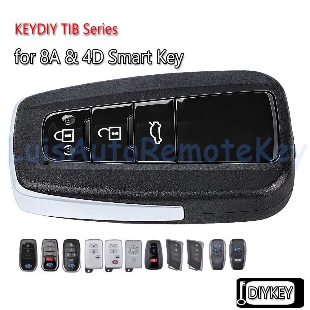 KEYDIY TIB01-3/4 TIB67-3/4 TIB36-3/4 TIB42-3/4 TIB03-4 TIB05-5 TIB スマートキートヨタ用レクサス用スバル 8A 4D チップキー