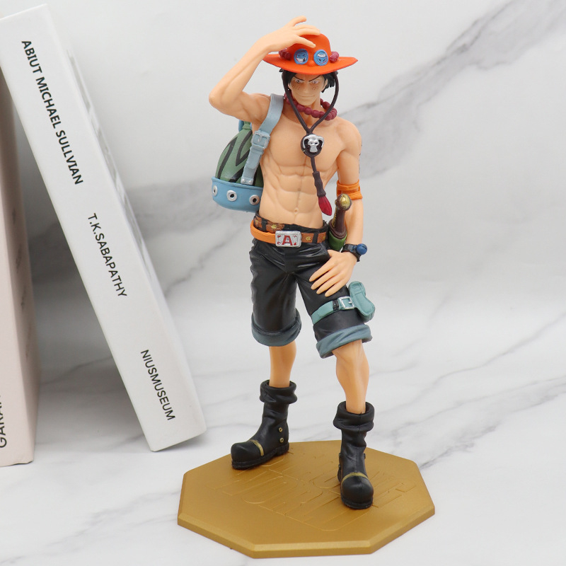 ホットアニメワンピース 10 周年記念火拳エスカル D エースルフィ兄弟フィギュアおもちゃポートガス D エース PVC アクションモデル人形ギフト