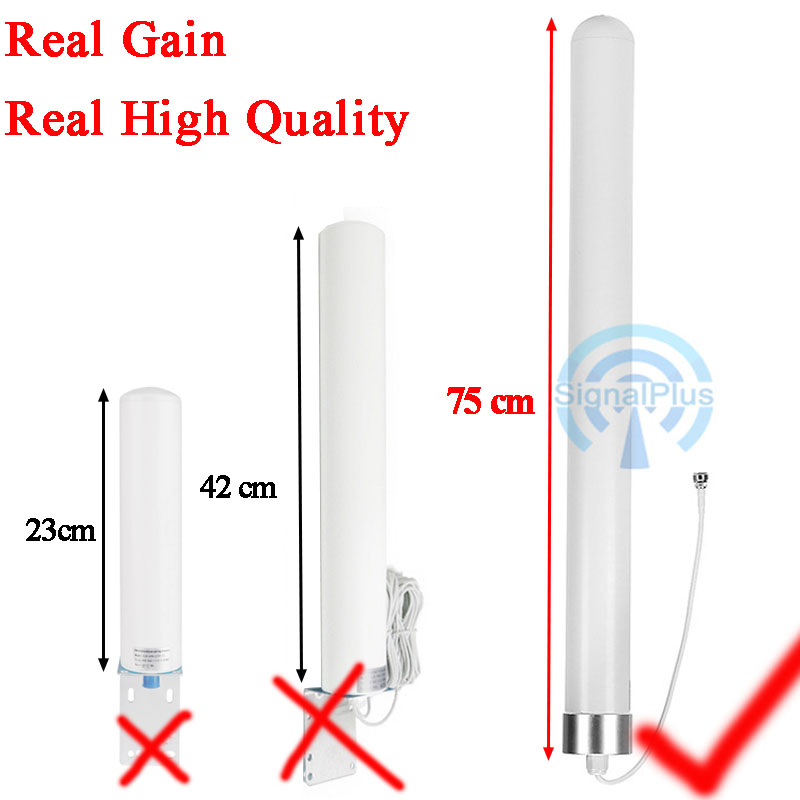 広帯域 3G/4G LTE 5G アンテナ モデム ルーター セル ブースター 全方向性屋外固定マウント アンテナ (Verizon、AT 用)