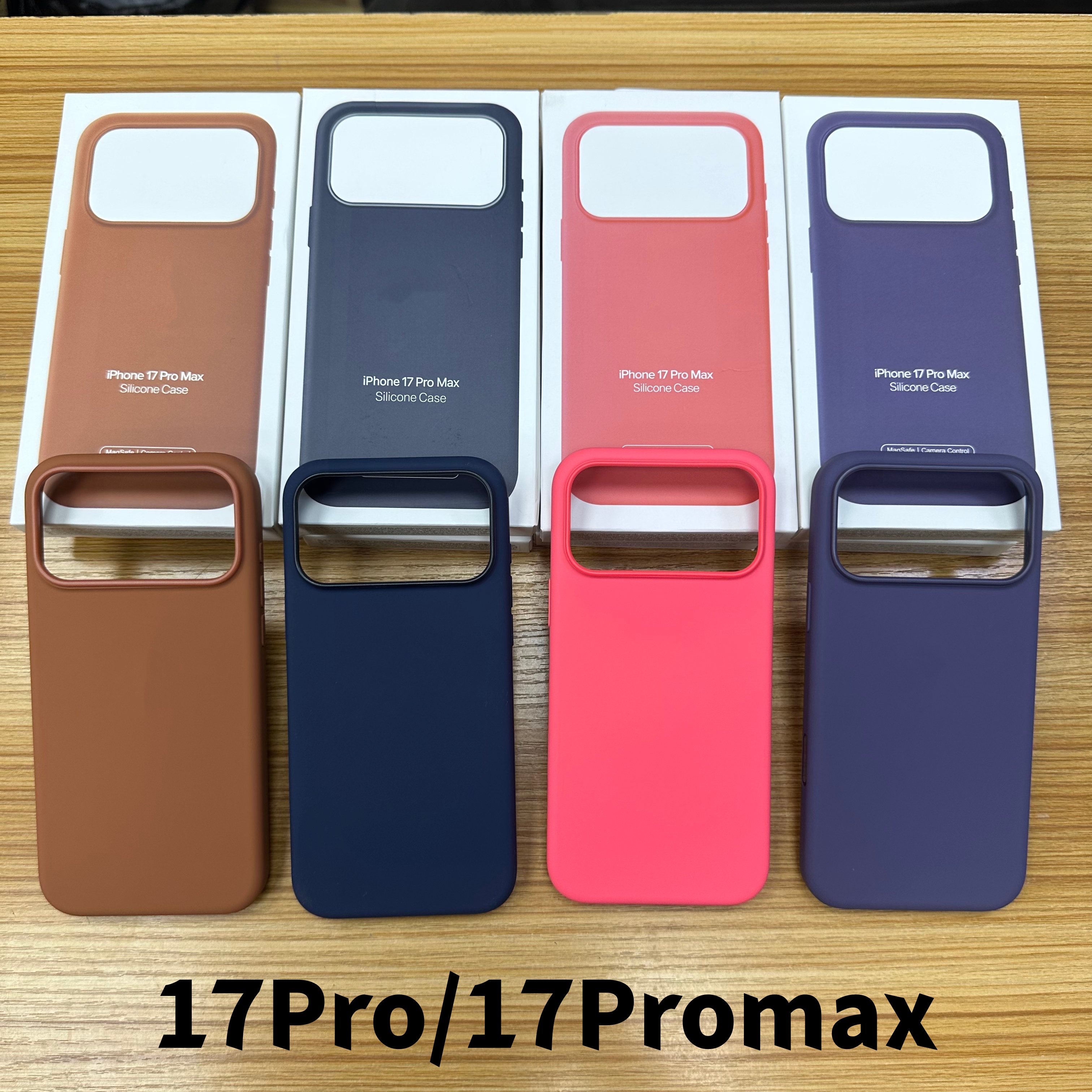 オリジナル液体シリコンケース IPhone 17 Pro Max 17Pro 磁気ケース到着 MagSafe アニメーションワイヤレス充電ケース