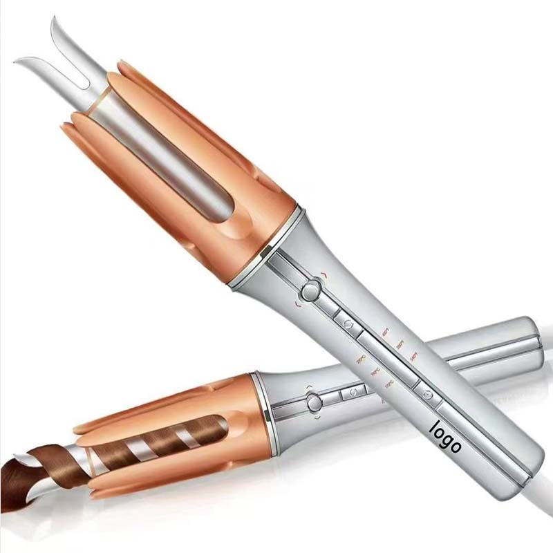 Hot Selling Ceramic Automatic Hair Curler Portable Hair Styler Fast Heating Temperature Display Auto Hair Curling Iron