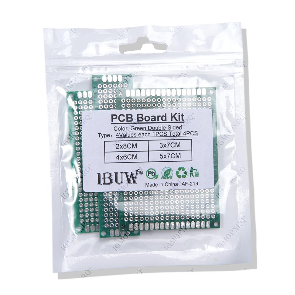 4 個 5 × 7 4 × 6 3 × 7 2 × 8 センチメートル 5*7 4*6 3*7 2*8 両面銅プロトタイプ pcb ユニバーサルボード洞窟プレート回路基板