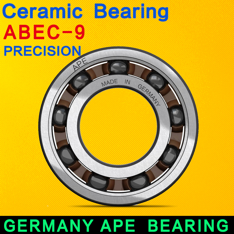 German APE Bearings 6804 -2RS hybrid ceramic bearing 20*32*7mm, 1PCS ABEC-9 6804 RS bicycle bearing, mountain bicycle bearing