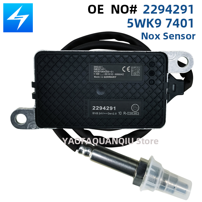 2294291 2064769 2247381 2296801 5WK97401 窒素酸素 NOx センサー 24V スカニアエンジンスペアパーツ